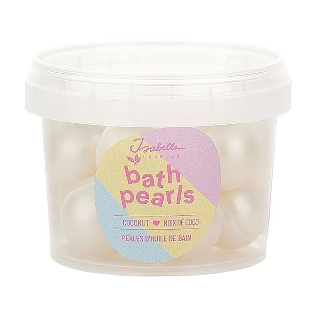 Набір перлів для ванни Isabelle Laurier Bath Pearls, White-Coconut, 8*4 г